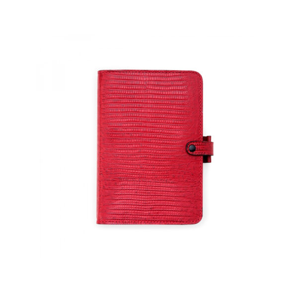 Personal 4CRF Couro Lezard Vermelho