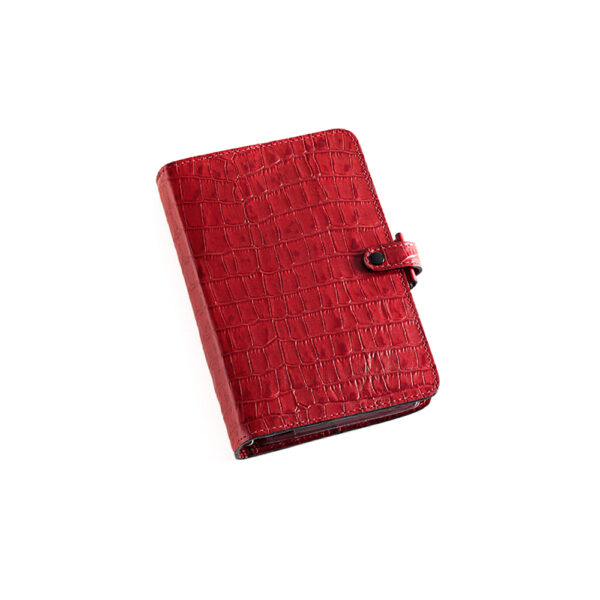 Personal 4CRF Couro Crocojac Vermelho