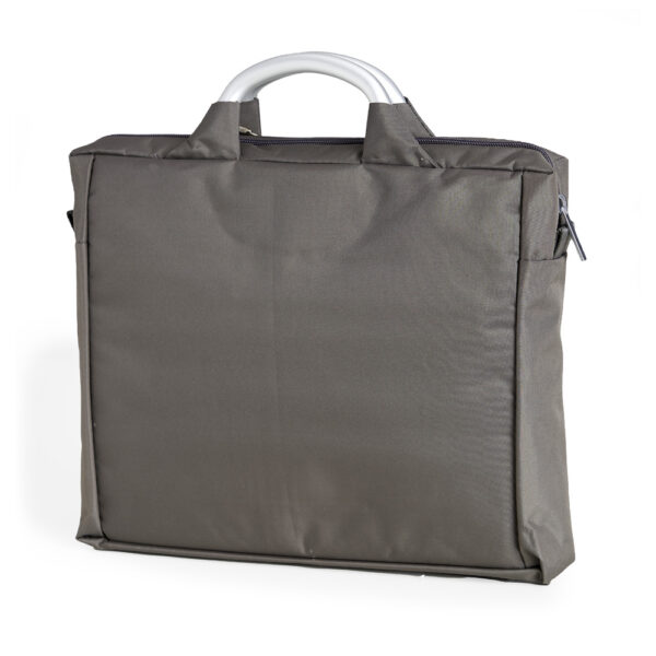 Document Bag + Laptop Charcol Caqui