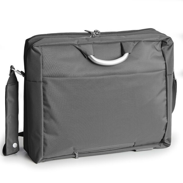 Laptop Double Document Bag Gris